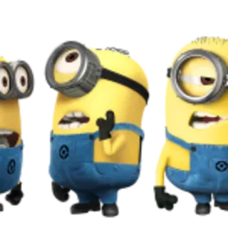 ❤ Minions Despicable Me Minion, Despicable Me, Kartun, Karakter telegram sticker