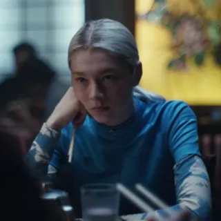 🧬 Jules Vaughn Euphoria Jules, Euphoria, Hunter Schafer, HBO, Televisión, Drama whatsapp sticker