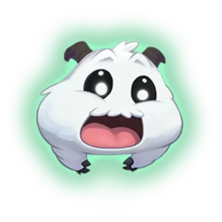 😯 Poro League of Legends Poro, League of Legends, carino, animale, soffice telegram sticker