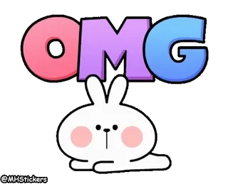 @MHStickers Spoiled Rabbit Only Spoiled Rabbit whatsapp stickers