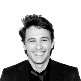 😁 James Franco attore, ritratto, celebrità, uomo telegram sticker