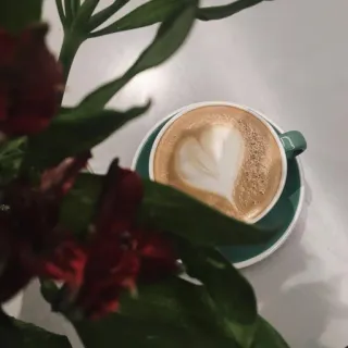 ☕ café, latte, coração, bebida, bebida, cappuccino whatsapp sticker