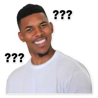 ❓ ??? confused, meme, question, expression, skeptical telegram sticker