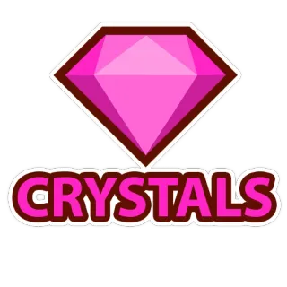 💎 CRYSTALS cristal, gemme, rose, brillant, bijou telegram sticker
