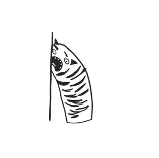 Anxious Tigers @stickersb2b telegram stickers