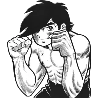 Ashita no Joe telegram stickers