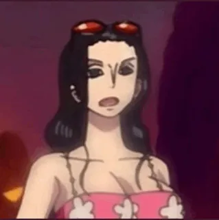 🤌 Nico Robin One Piece Anime, One Piece, Nico Robin, Kreskówka whatsapp sticker