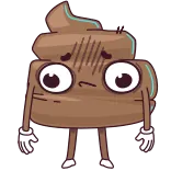 ⭐ Poop Emoji whatsapp sticker