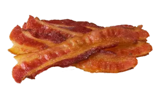 🥓 spek, eten, ontbijt, vlees, gekookt telegram sticker