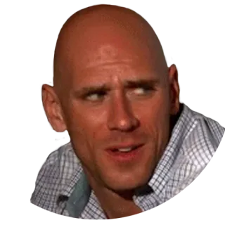 😒 Johnny Sins лысый, мужчина, актер, порноактер, мем telegram sticker
