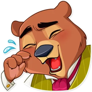 Todd Bear telegram stickers