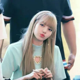 😚 Lisa Lisa, Blackpink, Kpop, Chanteuse, Idole telegram sticker