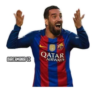 😱 BARCAMANIA.UZ calcio, giocatore, atleta, esultanza, squadra telegram sticker