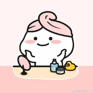🤗 kecantikan, perawatan kulit, kartun, perawatan diri, kosmetik, imut whatsapp sticker