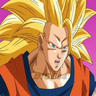 🧐 Goku Dragon Ball Z Anime, Dragon Ball Z, Sangoku, Super Saiyan, Dessin animé, Personnage telegram sticker