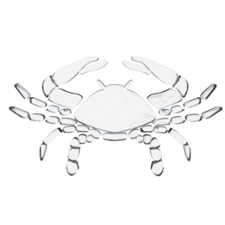 ♋️ cangrejo, animal, mar, océano, crustáceo, concha telegram sticker