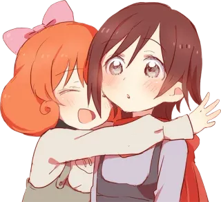 🤗 Ruby Rose RWBY anime, cartoon, friendship, cute, RWBY, Ruby Rose, Penny Polendina telegram sticker