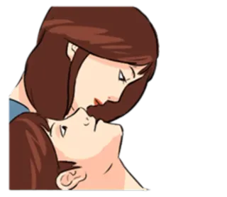 💑 爱, 浪漫, 情侣, 亲吻, 感情 whatsapp sticker