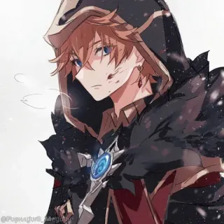 💠 Tartaglia Genshin Impact Tartaglia, Childe, Genshin Impact, anime, video game character, fanart whatsapp sticker