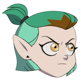 😠 Amity Blight The Owl House อามิตี้ ไบลท์, การ์ตูน, แม่มด, อนิเมชั่นซีรีส์, แฟนตาซี telegram sticker