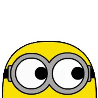 🍋 Minion Despicable Me Minion, Cartoon, Gelb, Brille, Figur telegram sticker