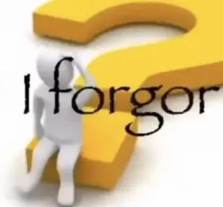 😐 I forgor telegram sticker