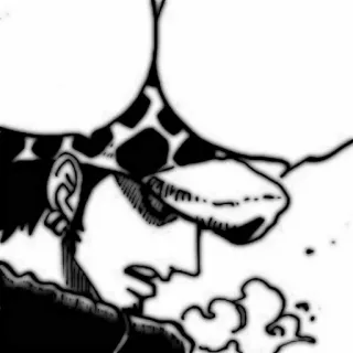 🗯 Trafalgar Law One Piece one piece, trafalgar law, anime, manga, hải tặc, mũ telegram sticker