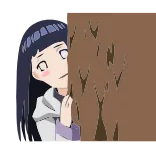😳 Hinata Hyuga Naruto anime, hinata, hyuga, cute, kawaii, ninja whatsapp sticker