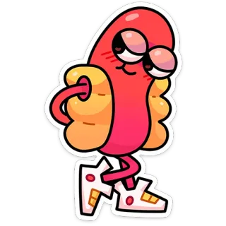🌶️ Hotdog, Jedzenie, Kreskówka, Słodkie, Kawaii telegram sticker