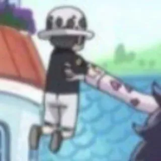 🤌 Trafalgar Law One Piece one piece, anime, manga, trafalgar law, kreskówka whatsapp sticker
