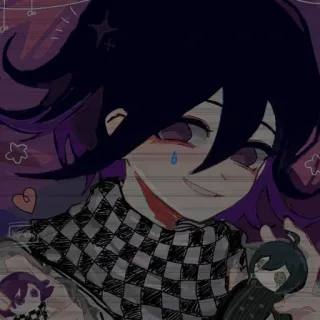 😄 Kokichi Oma Danganronpa V3: Killing Harmony Anime, Charakter, Kokichi Oma, Danganronpa, Fanart, Videospiel telegram sticker