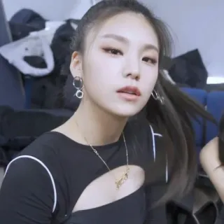 🌸 kpop, femme, portrait, mode telegram sticker