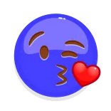 😘 Emoji, Kuss, Herz, Liebe, Zwinkern, Zuneigung telegram sticker