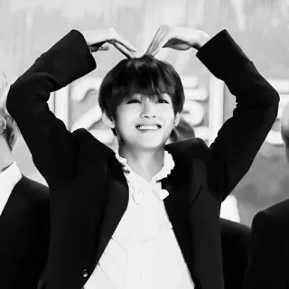 🔪 V K-pop, cuore, coreano, musica, BTS, cantante, idol telegram sticker