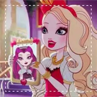 👭 Apple White Ever After High apple white, ever after high, мультфильм, сказка, принцесса telegram sticker