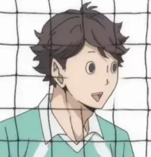 😀 Tooru Oikawa Haikyuu!! Anime, Haikyuu, Oikawa, Tooru Oikawa, Personaggio, Pallavolo, Sport telegram sticker