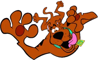 😂 Scooby Doo หมา, การ์ตูน, สกูบี้, สกู๊บ, ปริศนา telegram sticker