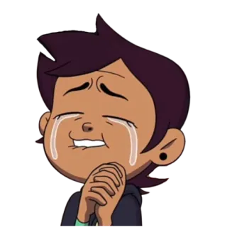 😭 Luz Noceda The Owl House การ์ตูน, ตัวละคร, ร้องไห้, เศร้า, น้ำตา, ลูซ โนเซดา telegram sticker