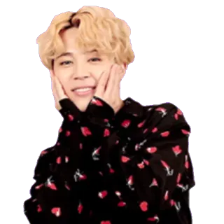 🤗 Jimin kpop, jimin, bts, idol, persona, celebrità, cantante, ritratto telegram sticker
