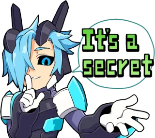 🤐 It's a secret 비밀, 만화, 애니메이션, 로봇 whatsapp sticker
