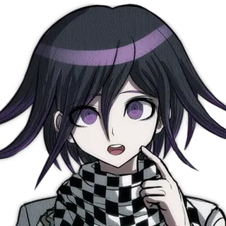 ❓ Kokichi Oma Danganronpa V3: Killing Harmony Anime, Game, Kokichi, Danganronpa, Nhân vật, Kẻ nói dối telegram sticker