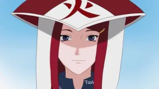 👑 Kushina Uzumaki Naruto 火 Аниме, Рыжие волосы, Огонь, Ниндзя, Шляпа, Персонаж telegram sticker