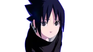 😶 Sasuke Uchiha Naruto 애니, 만화, 사스케, 우치하, 나루토 telegram sticker
