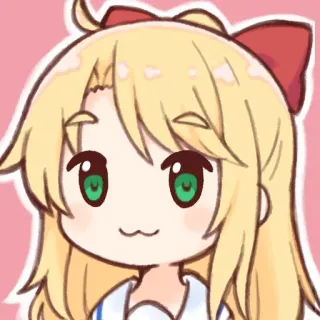 🙂 Anime, Mädchen, Chibi, Kawaii, Cartoon telegram sticker