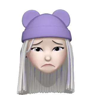 😞 Memoji, buồn, tức giận, Biểu tượng cảm xúc, Ảnh đại diện, nhãn dán kỹ thuật số whatsapp sticker