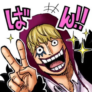 ✌️ ば!! Anime, Pace, Sorriso, Cartoni animati, Personaggio, Kawaii telegram sticker