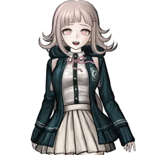 ☺️ Chiaki Nanami Danganronpa anime, game, character, Danganronpa, Chiaki Nanami telegram sticker