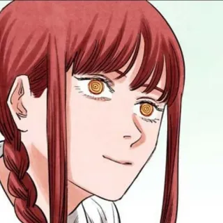🍒 Makima Chainsaw Man Anime, Manga, Chainsaw Man, Makima, Charakter telegram sticker