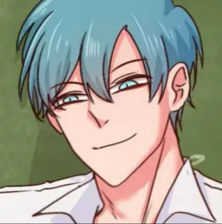💌 Anime, Postać, Mężczyzna, Ilustracja, Sztuka cyfrowa telegram sticker