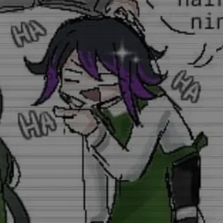 🤬 HA lachen, Anime-Stil, Cartoon, Figur, Lächeln telegram sticker